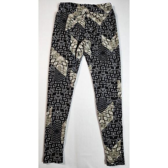 2 Pack LulaRoe Leggings High Rise Ankle Length Muti Print Womens One Size - Picture 4 of 12